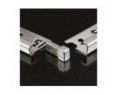 Genesis EDQ082 Corner Pieces (8 mm) - 102 - Brushed Stainless Steel