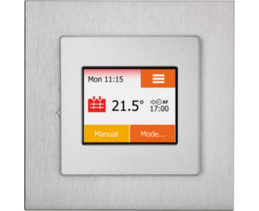 NGTouch Premium thermostat Silver/ Stainless Steel