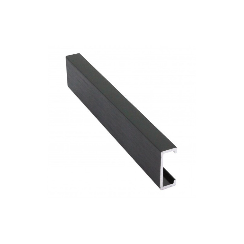 Genesis LFA - Flat Line Listello (8 x 20 mm) - 18 - Brushed Black