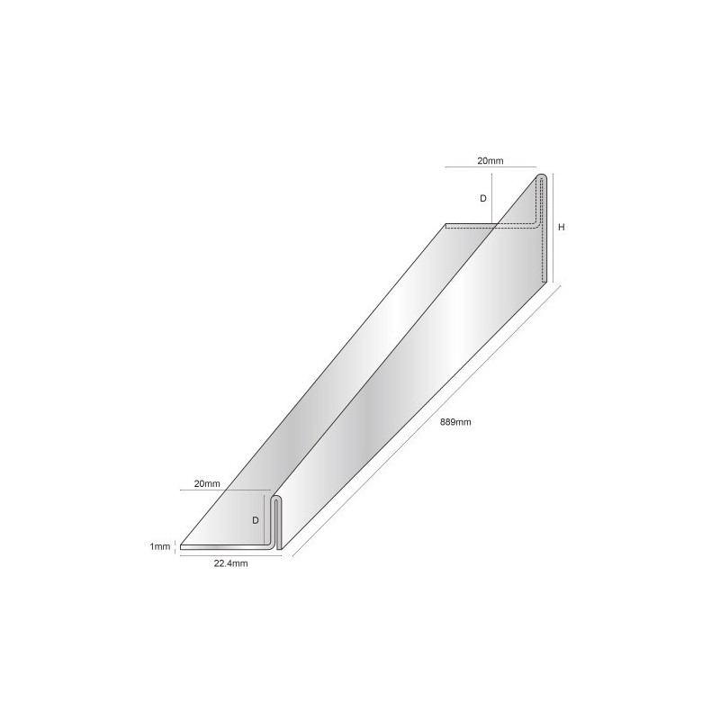 Genesis ESL/R Glass Shower Deck Profiles