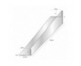 Genesis ESL/R Glass Shower Deck Profiles - 12.5mm x 25.5mm / 1.189m (Left)