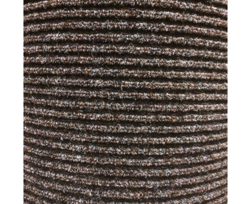 Ribbed Entrance Matting - Chocolate