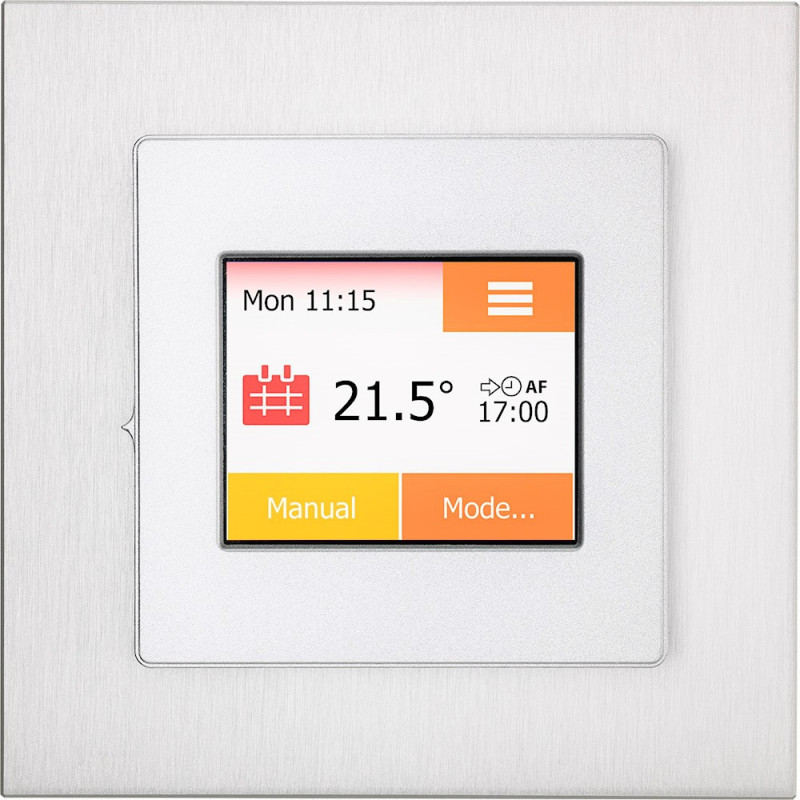 NGTouch Premium thermostat White/ Stainless Steel