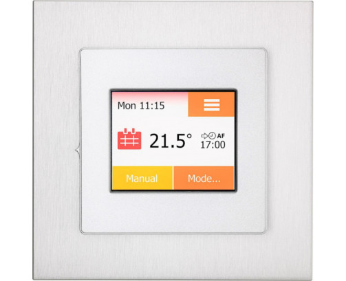 NGTouch Premium thermostat White/ Stainless Steel