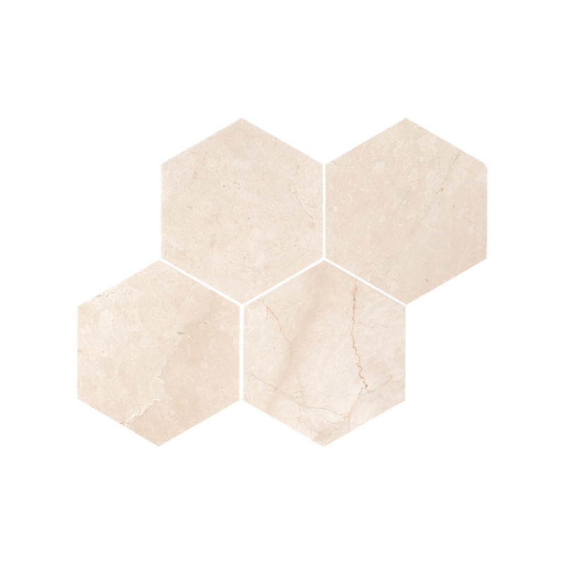 Crema Marfil Select Hexagon Polished (one side 100mm)