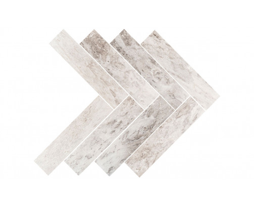 Silver Light Herringbone Polished 150x610x13