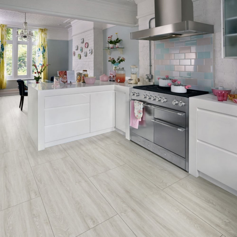 Polyflor Camaro Vinyl - Bianco Oak (184.2x1219.2mm)