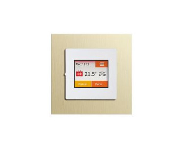 NGTouch Premium thermostat White/Gold Aluminium