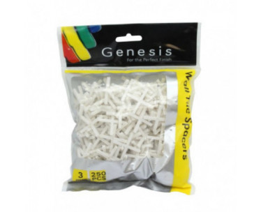 Genesis Traditional Spacers - 3mm Cross (250 per bag)