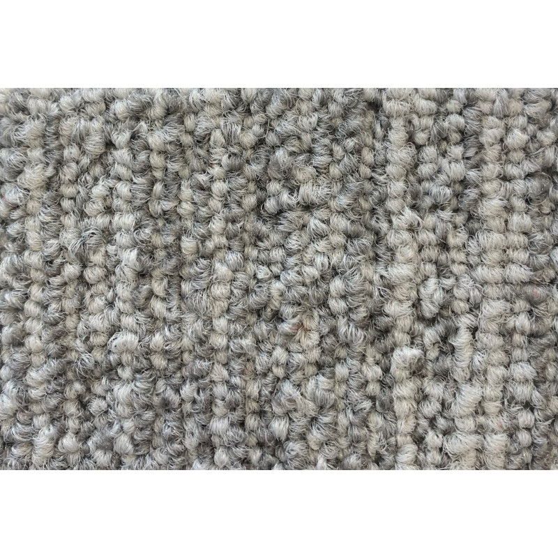 DVS Tufted Loop Carpet Tile - Platinum Grey Stripe