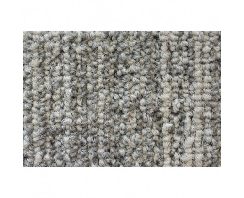 DVS Tufted Loop Carpet Tile - Platinum Grey Stripe