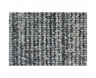 DVS Tufted Loop Carpet Tile - Silver Grey Stripe