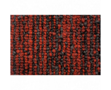 DVS Tufted Loop Carpet Tile - Crimson Stripe