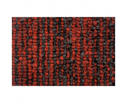 DVS Tufted Loop Carpet Tile - Crimson Stripe