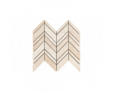 Crema Marfil Select Chevron Polished 250x285x10