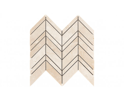 Crema Marfil Select Chevron Polished 250x285x10