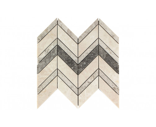 Elegant Mix Chevron Honed 250x285x10