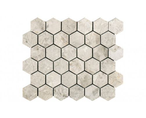 Silver Light Hexagon Honed & Polished 265x305x10