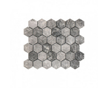 Silver Moon Hexagon Honed & Polished 265x305x10