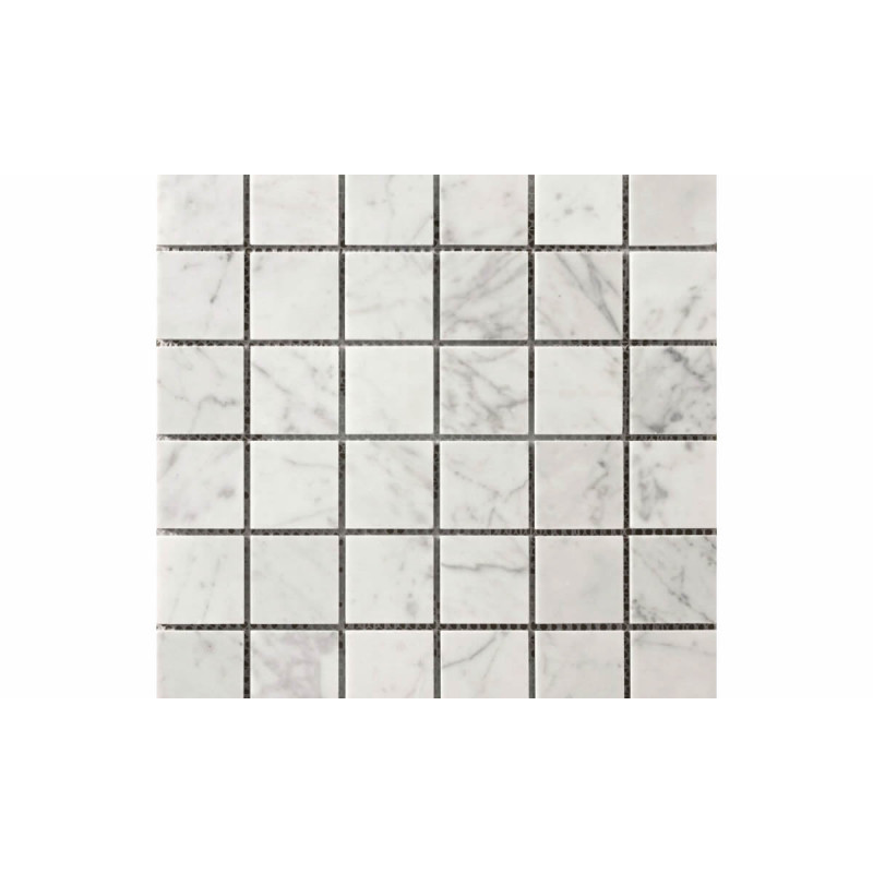 Carrara White Honed & Polished Square 48x48