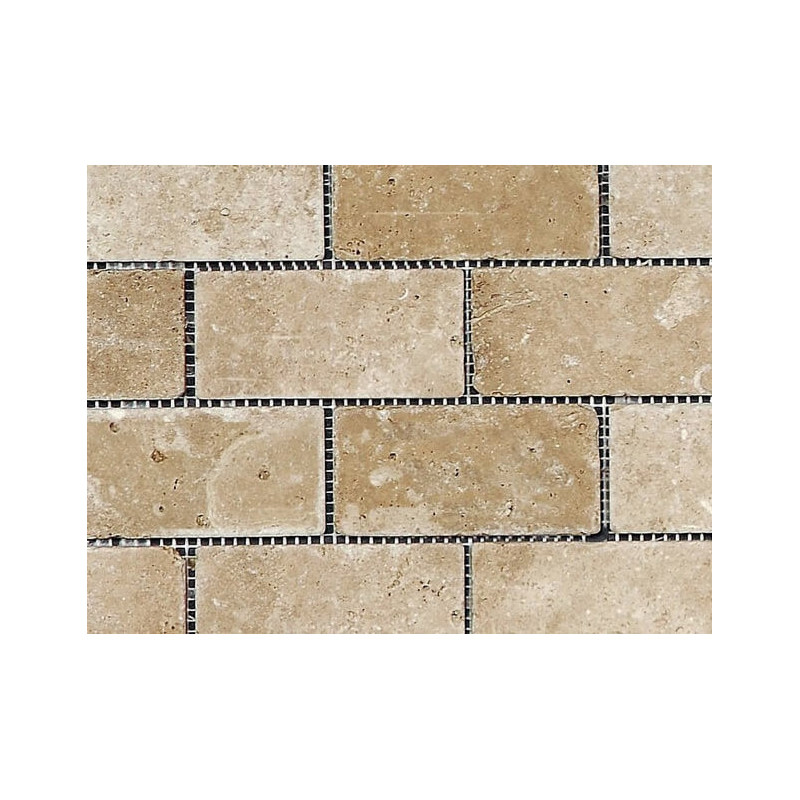 Siva Noce Tumbled Brick 48x100