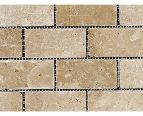 Siva Noce Tumbled Brick 48x100