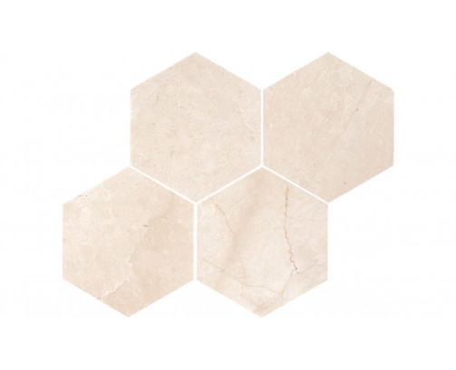 Crema Marfil Select Hexagon Polished (one side 100mm)