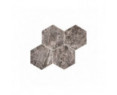 Silver Moon Hexagon Polished (one side 10cm)