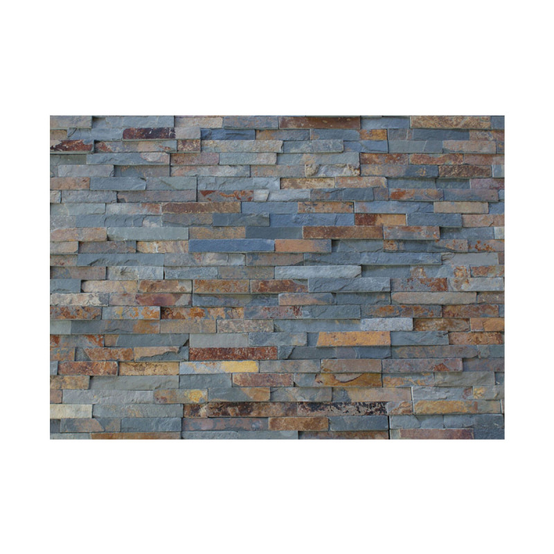 Rust Multicolour Riven Cladding 100x400