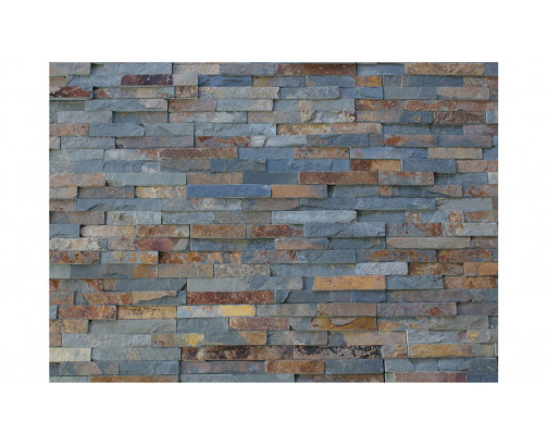 Rust Multicolour Riven Cladding 100x400