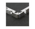 Genesis Aluminium ESC External Corners (8mm D) (Matt Silver)