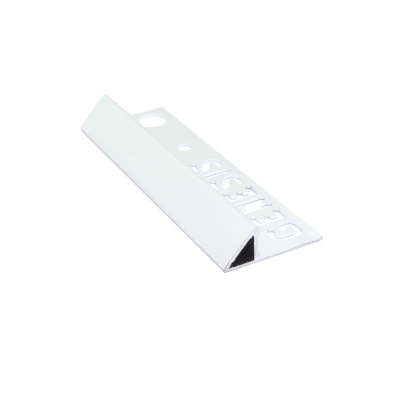 Genesis Aluminium Angle Trim - Triangular (11x10 mm) (Bright Silver)