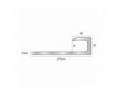 Genesis TVE037 Aluminium U Profile (6x5.6 mm) (2.7 m)