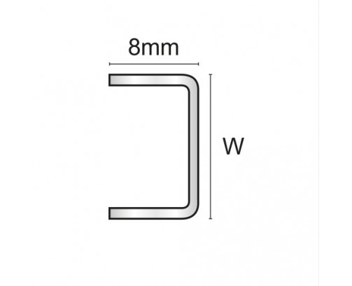 Genesis LPS400 Stainless Steel Listello (40x8 mm)