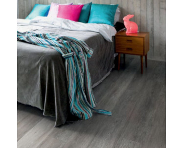 Camaro Polyflor Loc Click Fit Vinyl Tiles - Smoke Limed Oak (177.4x1212.4mm)