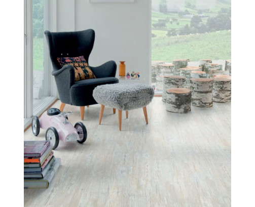 Camaro Polyflor Loc Click Fit Vinyl Tiles - White Limed Oak (145.6x907.6mm)