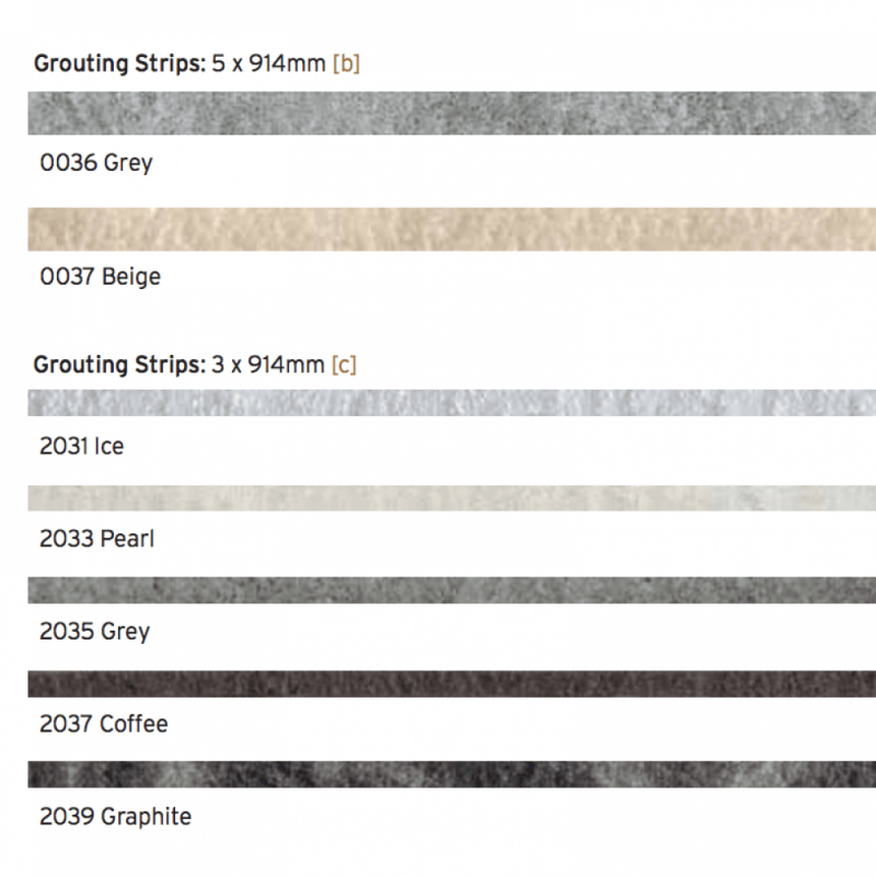 Polyflor Grout Strips - Ice (3x914mm)